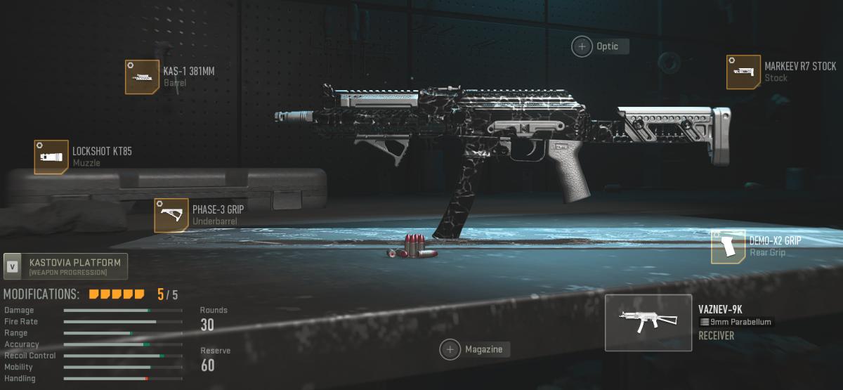 Best Vaznev-9k Build on Call of Duty Modern Warfare 2 (MW2)